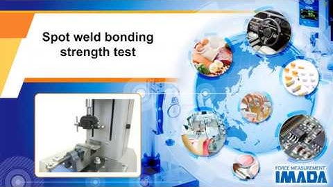 Spot welding bonding strength test
