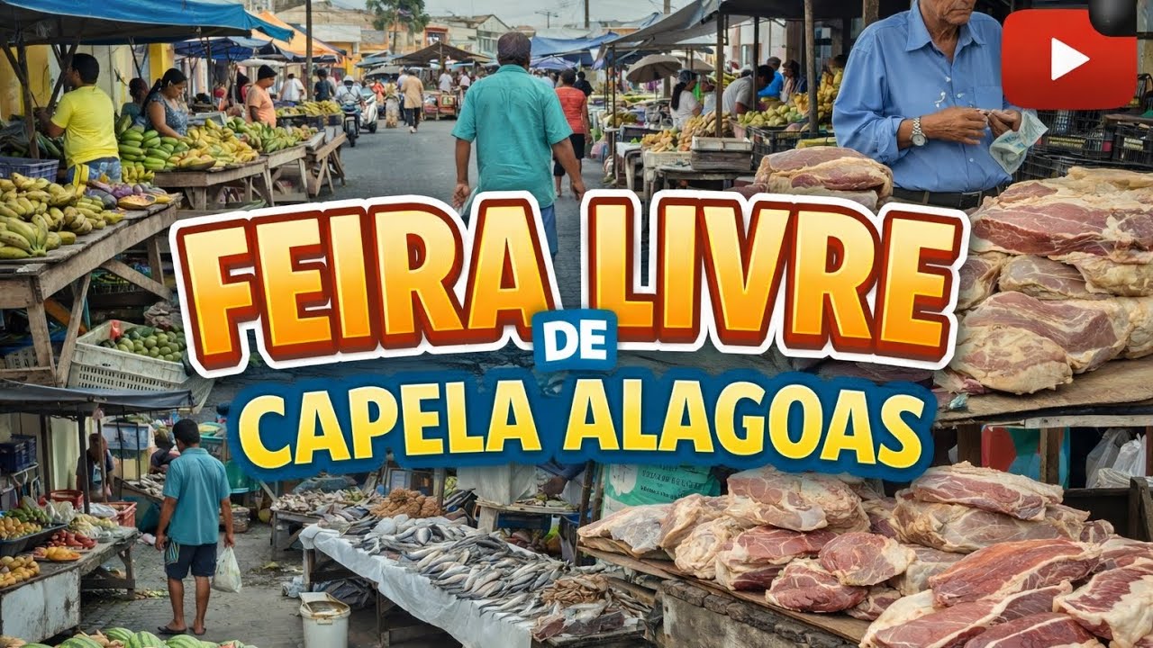 Mostrando A Feira Livre Da Cidade De Capela-Alagoas 