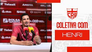 COLETIVA - HENRI FALA SOBRE PREPARAÇÃO PARA ENFRENTAR A PONTE PRETA