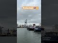 The Port of Rotterdam stretches approximately 42 kilometers#haven#travel #asmr#vlogs #music #geld