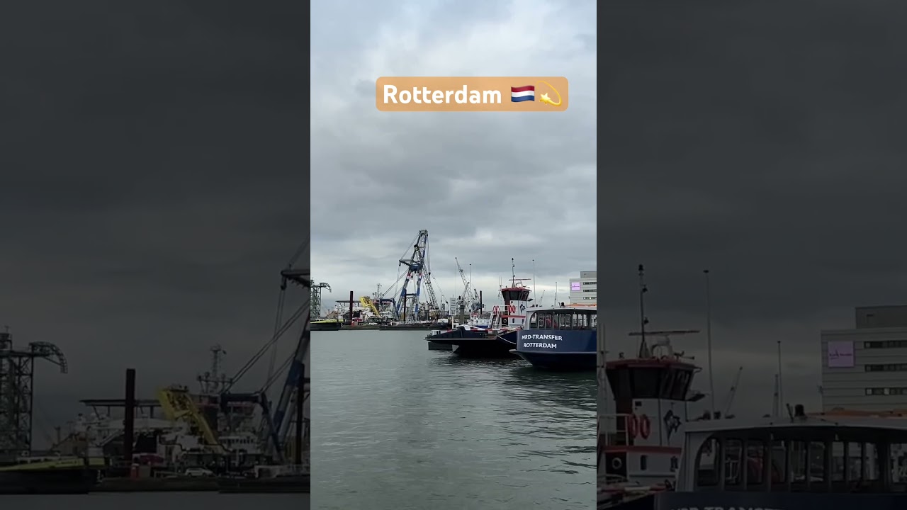 The Port of Rotterdam stretches approximately 42 kilometers