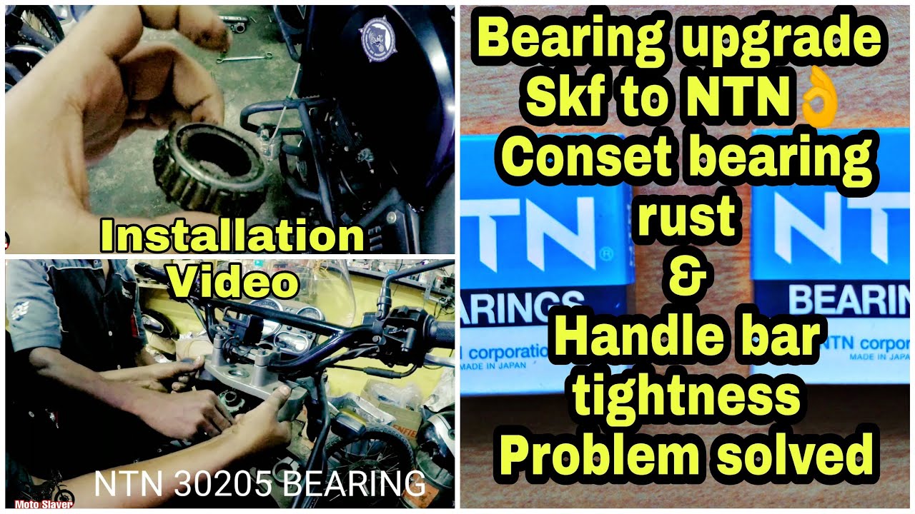 NTN Bearing Installation | Himalayan |Right side pulling & Rusting problems Solved
