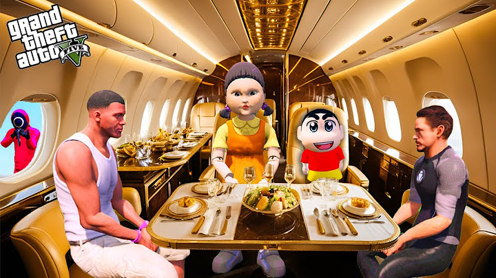 Franklin Playing Squid Game Challenge To Enjoy First Flight With Squid Game Doll In GTA 5!