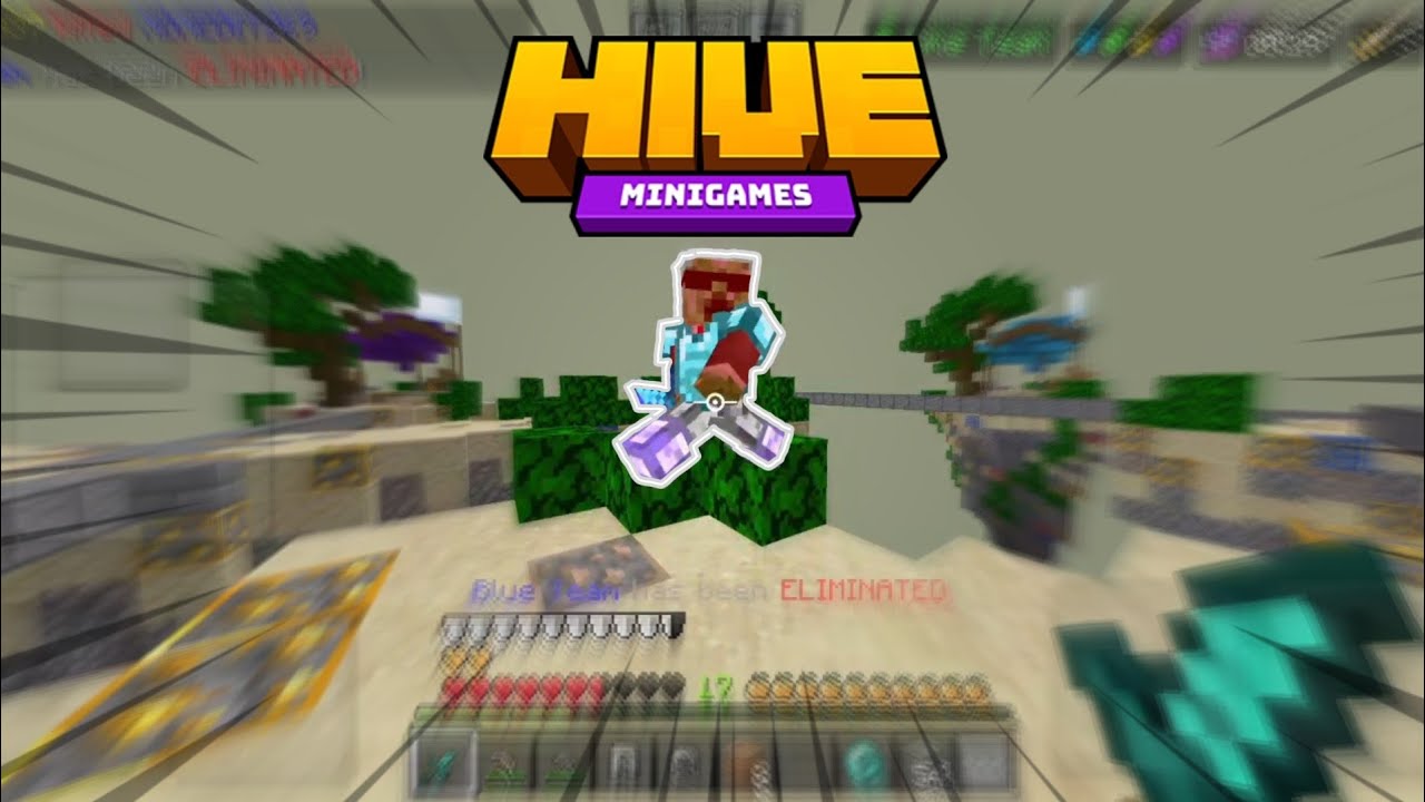 Skywars on Hive Server | Minecraft PE Gameplay - YouTube