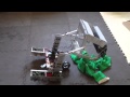 Sack Attack Robot back dump with stabilizer wheel