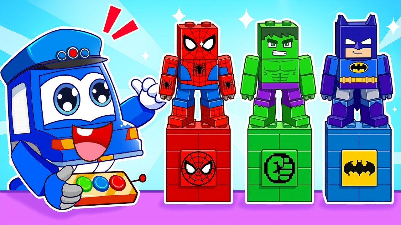 My Friends Turned into LEGO Superhero 😥 Dessin Animé 🎉 Collection D'épisodes - Robosquad