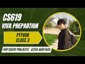 CS619 Python Viva Preparation Class 3 || Sir Ibsham