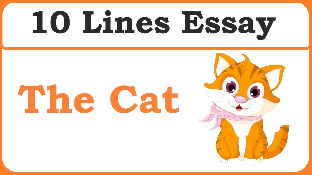 the cat essay 10 lines for class 3