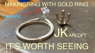 HANDMADE TOP DIAMOND ENGAGEMENT RING BY jewelry KARLOFT