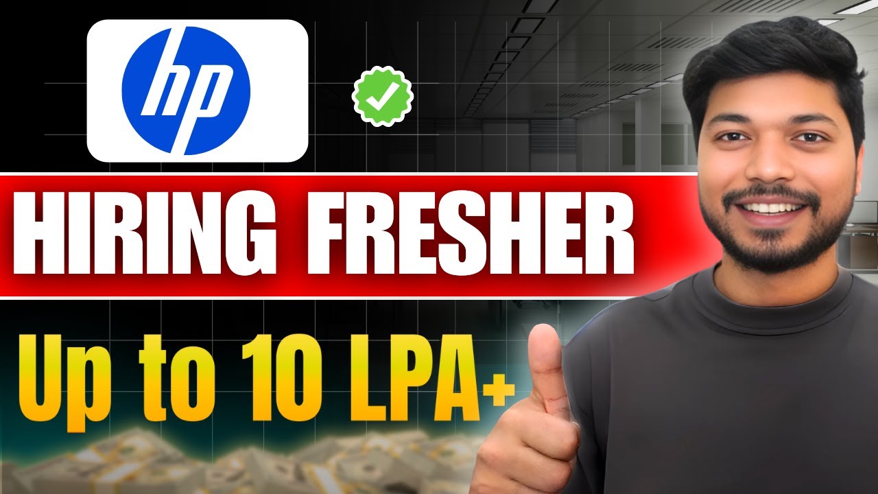 HP Hiring Freshers🔥| Off Campus Jobs for  2022, 2023, 2024, 2025 Batch |  Apply Now