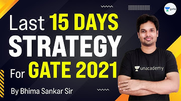 Last 15 days Strategy for GATE Do