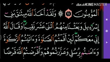 سورة المائدة كاملة The Table Chapter