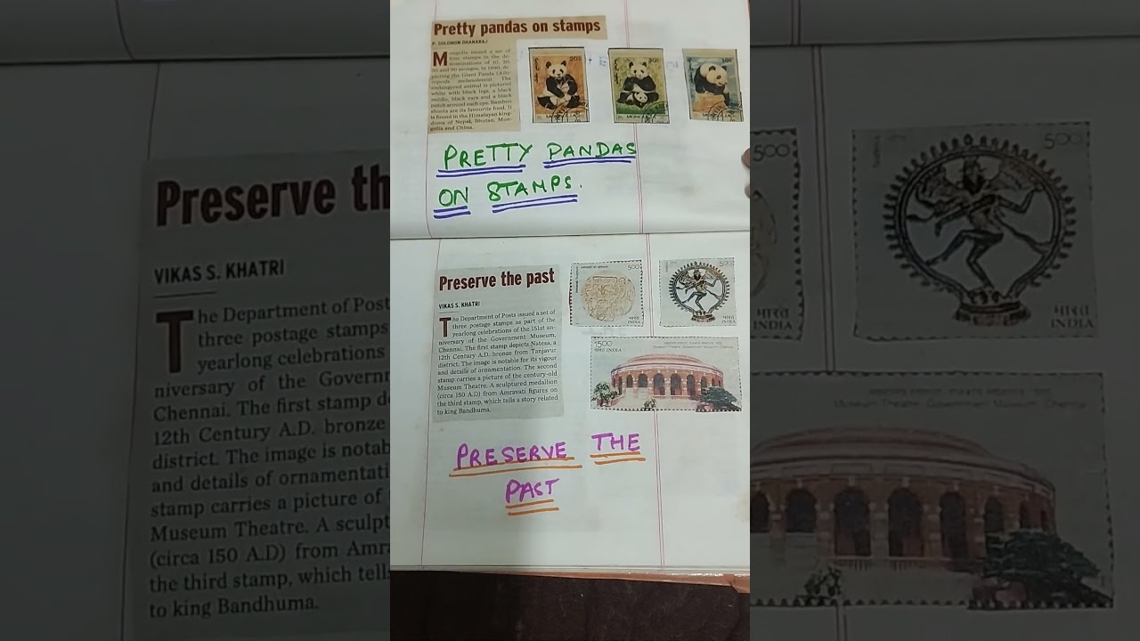 My Childhood Stamp Collection📚