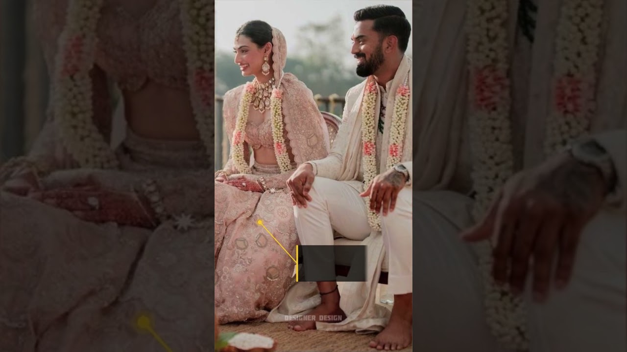 KL Rahul & Athiya Shetty wedding lehenga designer