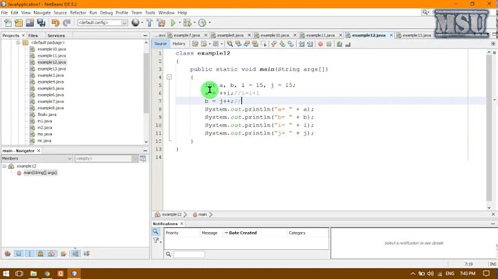 Java Class 5 - PreIncrement and Post Increment & PreDecrement and PostDecrement