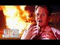 Gordon Sets Fire to the Restaurant | Kitchen Nightmares