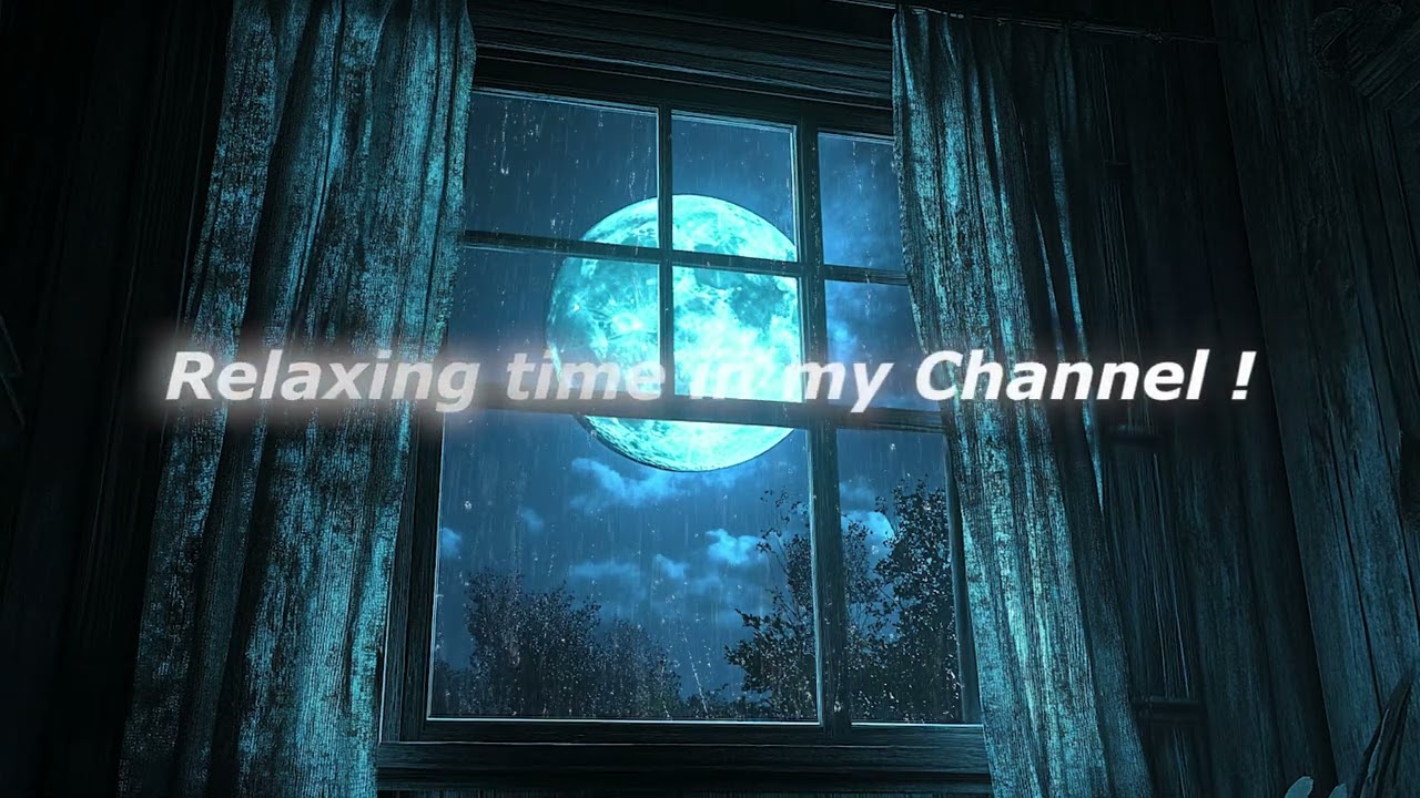 🌌 Moonlight Sonata by the Window ✨ Relaxing Ambience for Rest