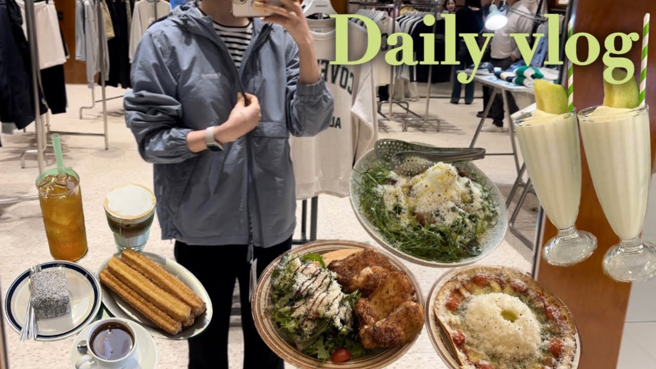 맛도리 첫 음주로그|화요+토닉워터+레몬 (애슐리20주년,법원맛집 두더지식당,부산의 미뉴트빠삐용,최애 카페 프루타 메론쉐이크,엽떡,맘모스빵)