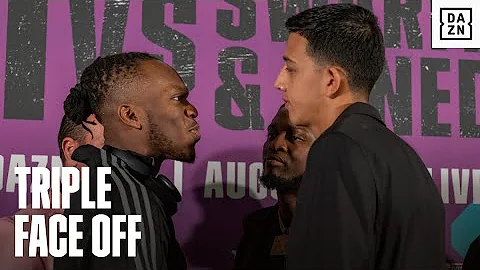 KSI's TRIPLE Face Off Ahead Of His Fights Against Swarmz And Luis Alcaraz Pineda