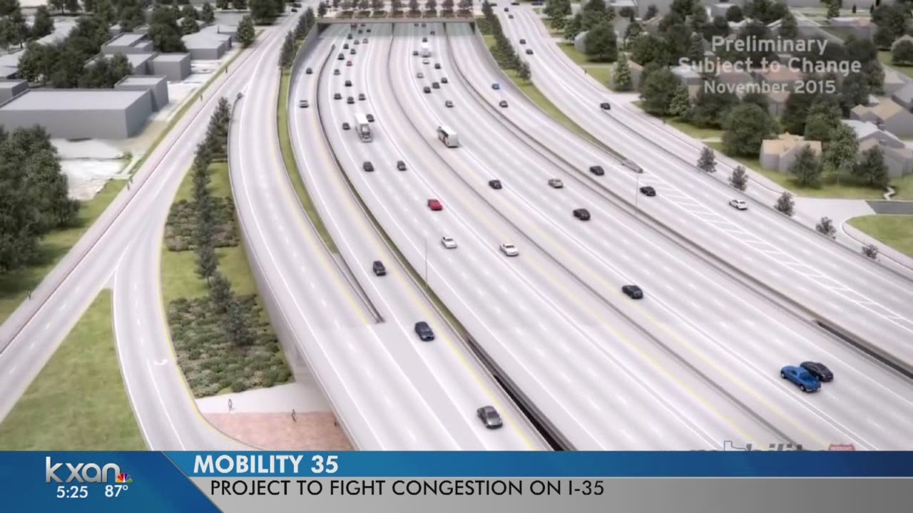 Plans to alleviate traffic on I-35 through Austin includes toll lanes