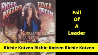 Richie Kotzen Fever Dream Fall Of A Leader