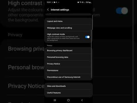 Android phone settings