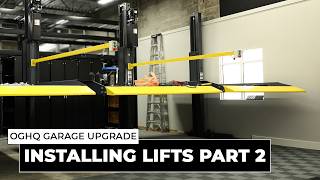 OGHQ Garage Upgrade Part 2 | Installing The Bendpak PL6000DC Add-Ons