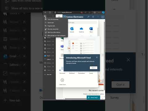 Organise your tabs in Microsoft Edge #microsoftedge #edge #organised #ai