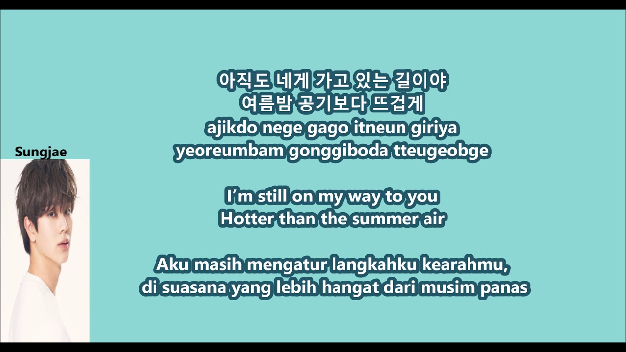 BTOB Only One For Me with Eng Malay Han Rom lyrics