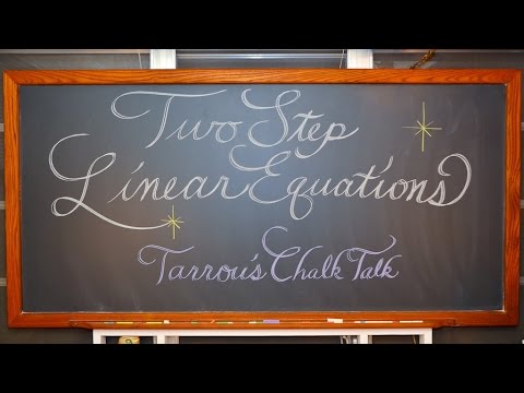 Solving 2 Step Linear Equations includes Fractions 5 Examples