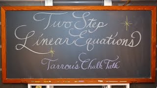 Solving 2 Step Linear Equations includes Fractions 5 Examples