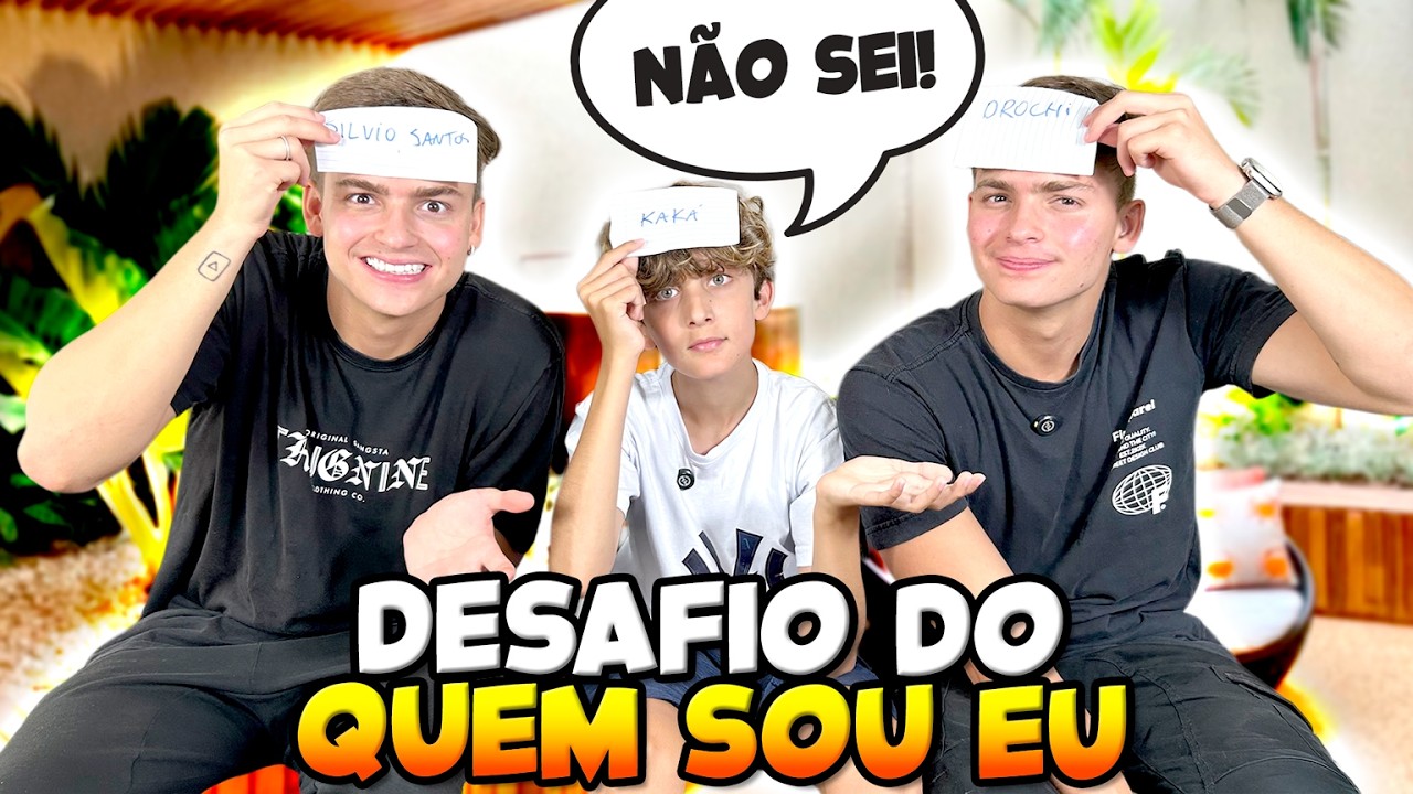 DESAFIO DO QUEM SOU EU COM OS IRMÃOS SCRIBEL • Daniel Montanari •