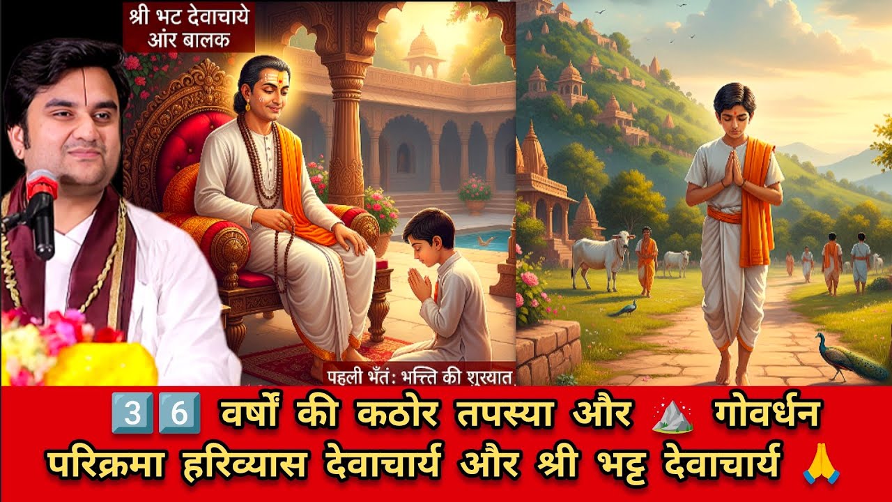 The Inspiring Guru-Disciple Story of Shri Bhatt Devacharya and Harivyas Devacharya |Indresh upadhyay