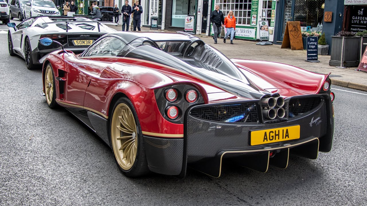 Supercars & Modified Cars in Alderley Edge April 2023 (Vol 13) PAGANI