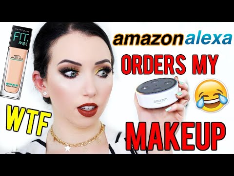 AMAZON ALEXA PICKS MY MAKEUP... DID SHE KNOW?!