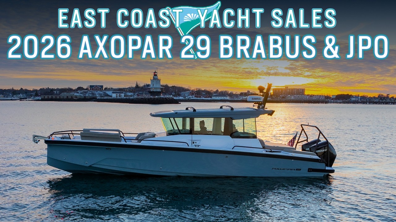 2026 Axopar 29 BRABUS Grey with Twin 250s + Joystick Docking | Full Walkthrough Tour