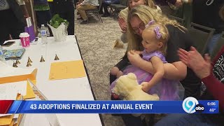 43 adoptions finalized at annual event in Syracuse