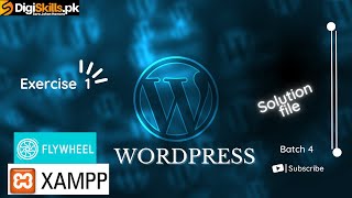 #AishaAnwar WordPress Exercise 1 batch 4 || Digiskills WordPress exercise 1 batch 4 solution file