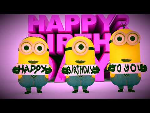 minions sing happy birthday youtube