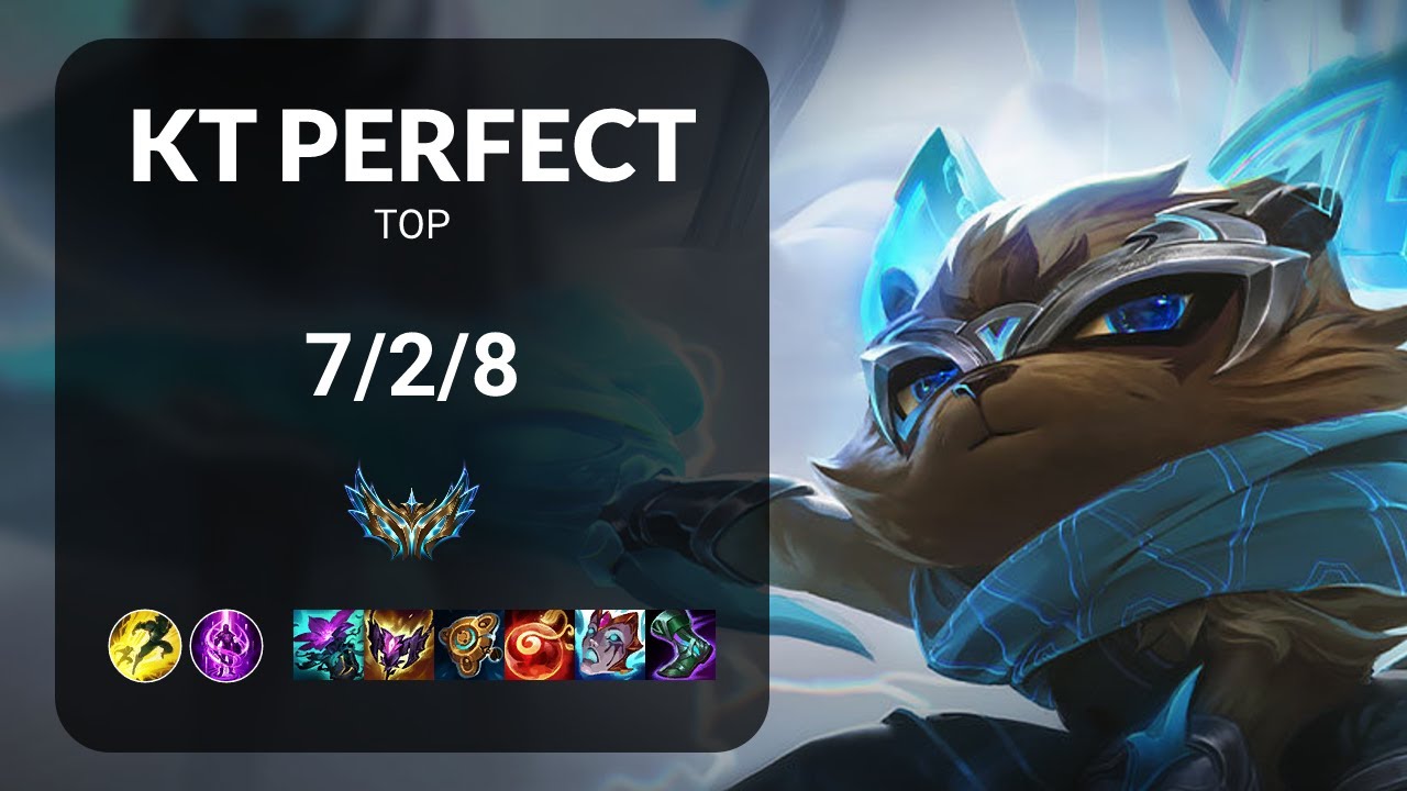 KT PerfecT Kennen vs Han Doran Renekton TOP - KR CHALLENGER Patch 14.15