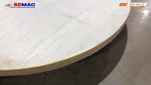Máy dán cạnh cong tải nặng | Dán nẹp cạnh ván cong | Máy chế biến gỗ công nghiệp