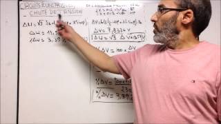 RÉSEAUX ÉLECTRIQUES(Circuits Électriques): CHUTE DE TENSION COURS COMPLET Partie 1 screenshot 1