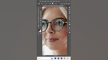 How to change glasses color in Adobe Photoshop Tutorial #adobe #shorts