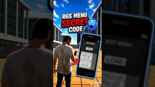 RGS MENU SECRET CODE 🙊 REAVELED 🔥 #shorts