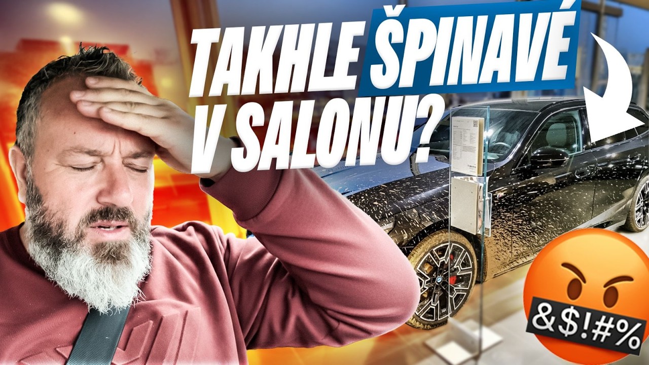 Libor v autobuse? Zánovní BMW 540d na salonu, něco nám nesedí. To není předváděčka