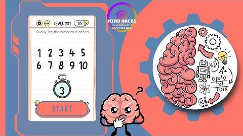 Brain Test: Quickly tap the numbers in order! | Level 201