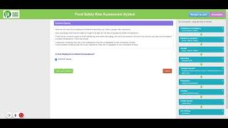 How to create a Food Safety Risk Assessment with NCASS Membership Tools