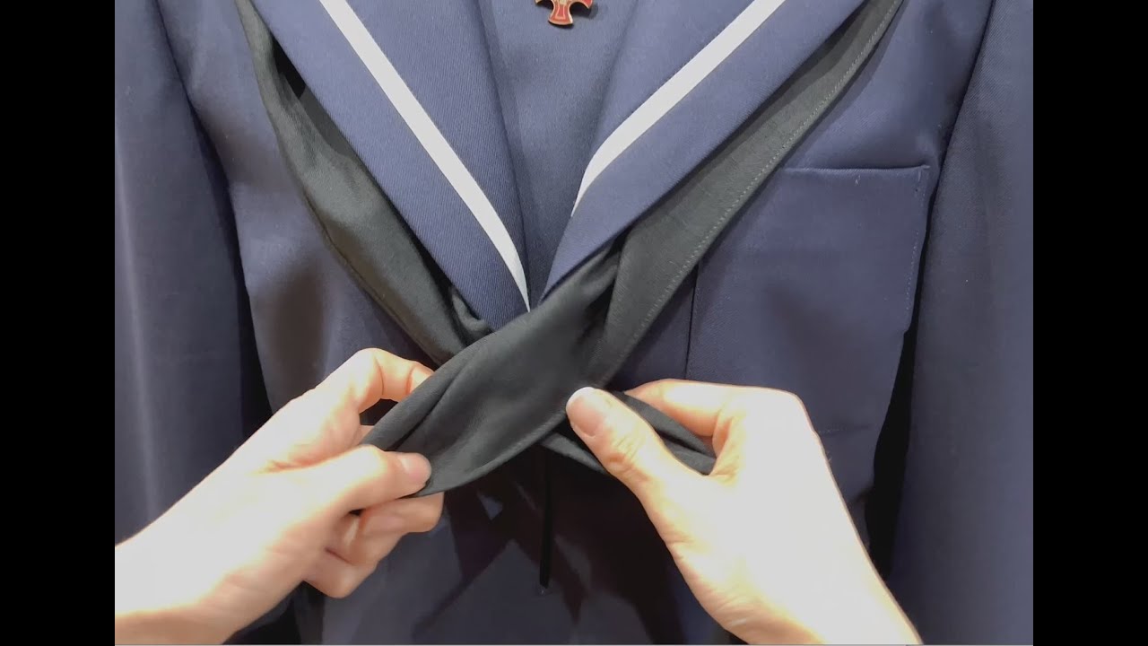 ネクタイの結び方 金城学院高等学校 Youtube ネクタイの結び方 金城学院高等学校 Youtube