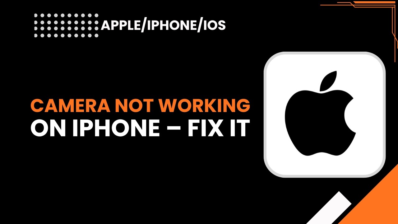 Как исправить проблему с неработающей камерой на iPhone!