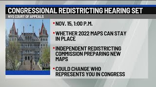 Congressional redistricting hearing set Update